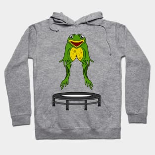 Frog with Trampoline Hoodie